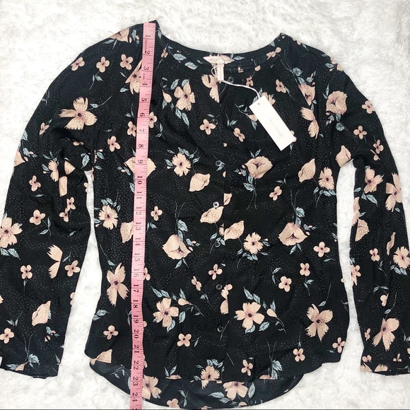 Rebecca Taylor Top Daniella NWT Long Sleeve Top 2 - Picture 5 of 8